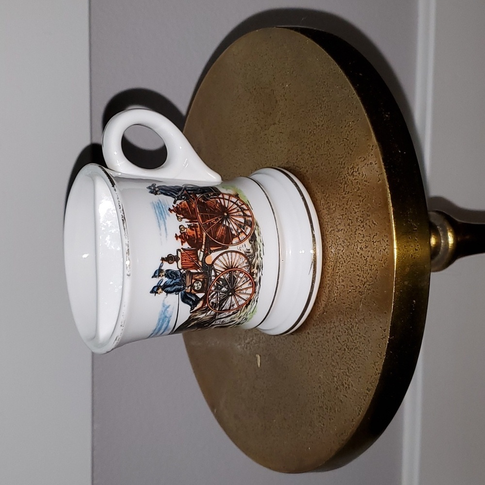 Vintage Knobler Japan Firemen Shaving Cup